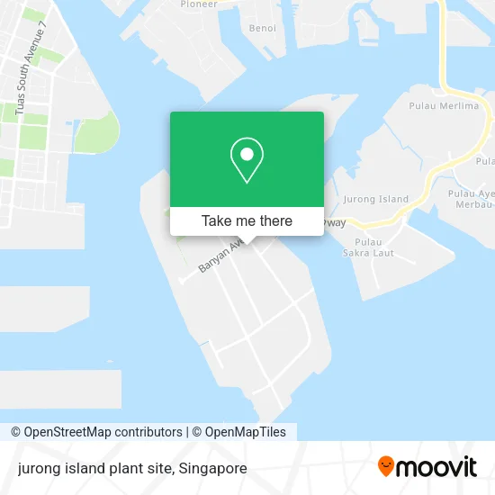 jurong island plant site map