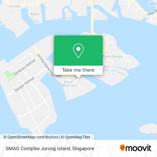 SMAG Complex Jurong Island map