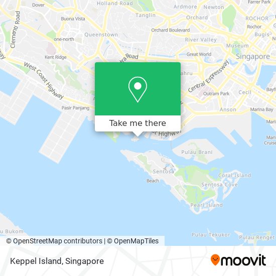 Keppel Island map
