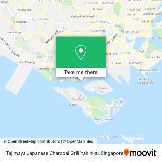 Tajimaya Japanese Charcoal Grill Yakiniku map