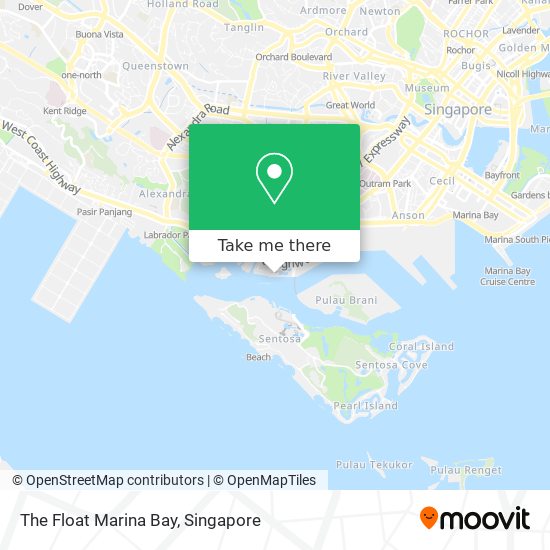 The Float Marina Bay map