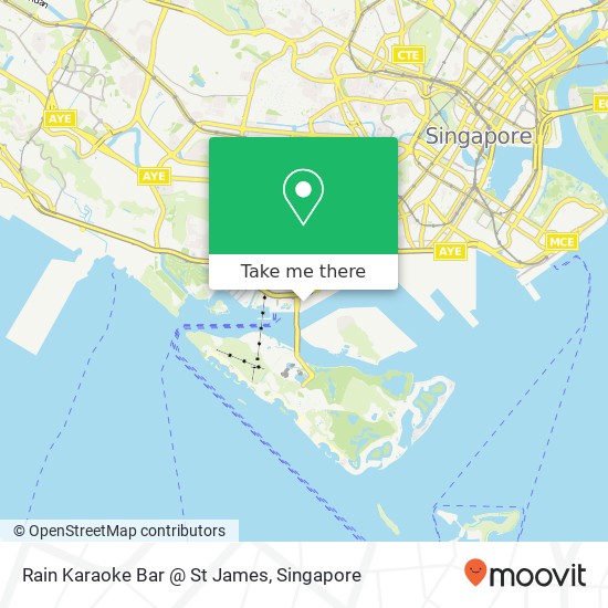 Rain Karaoke Bar @ St James map