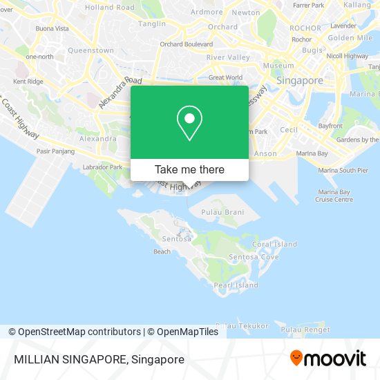 MILLIAN SINGAPORE地图