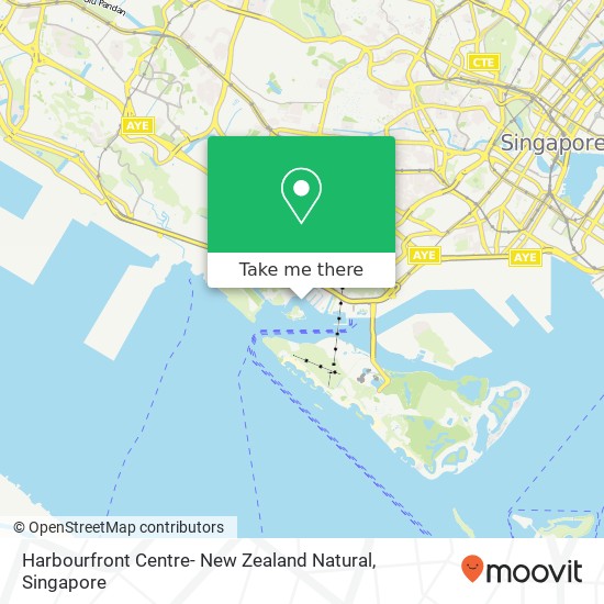 Harbourfront Centre- New Zealand Natural map