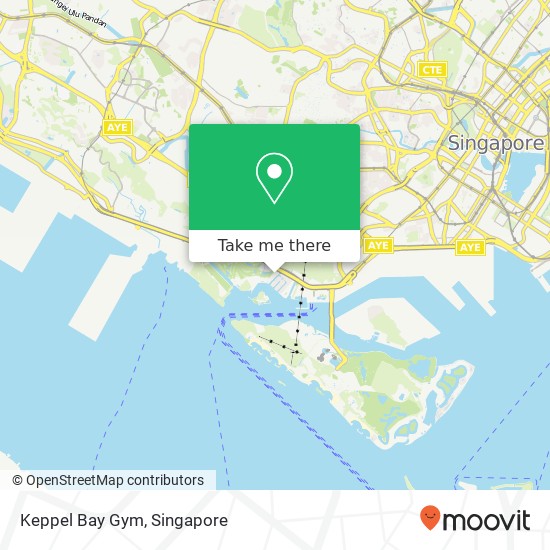 Keppel Bay Gym map