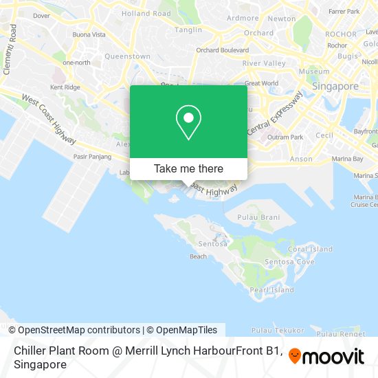 Chiller Plant Room @ Merrill Lynch HarbourFront B1 map