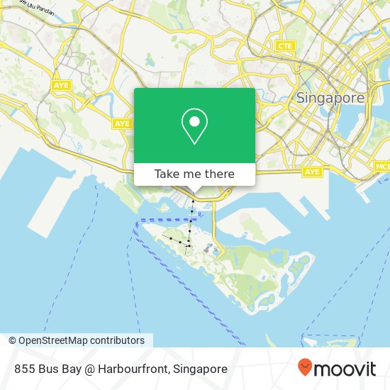 855 Bus Bay @ Harbourfront map