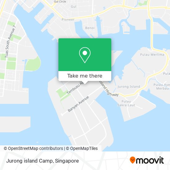 Jurong island Camp map