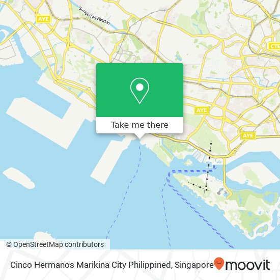Cinco Hermanos Marikina City Philippined地图