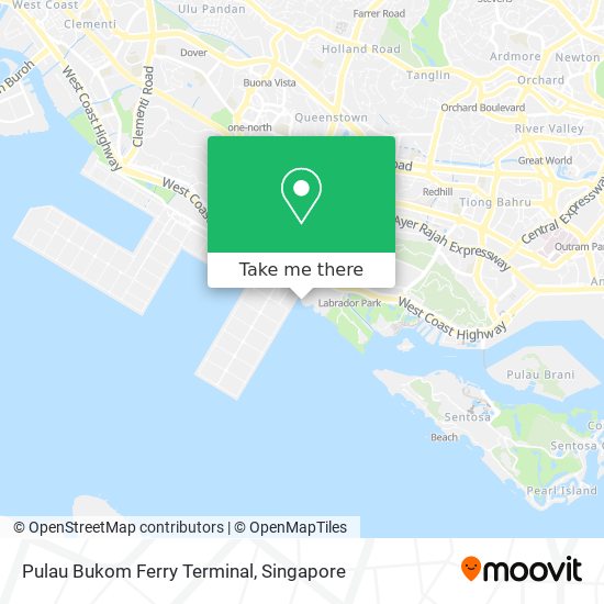 Pulau Bukom Ferry Terminal map