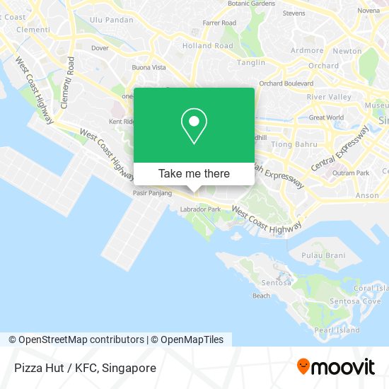 Pizza Hut / KFC map
