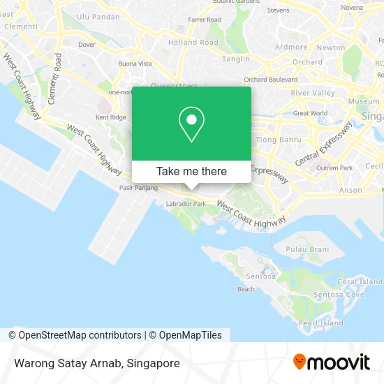 Warong Satay Arnab map