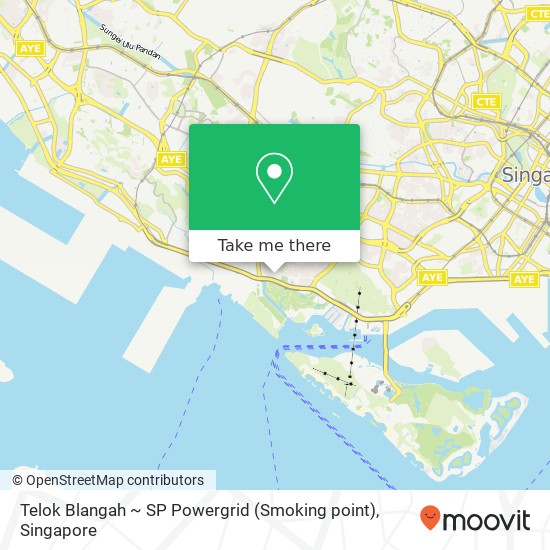 Telok Blangah ~ SP Powergrid (Smoking point) map