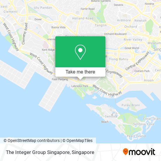 The Integer Group Singapore map