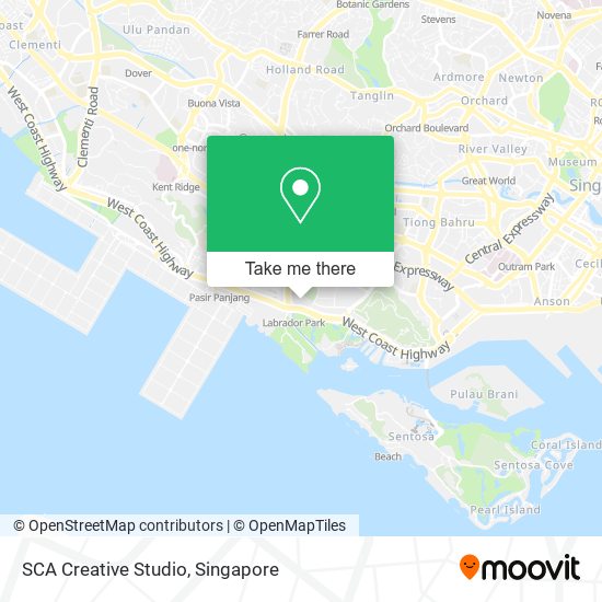 SCA Creative Studio map