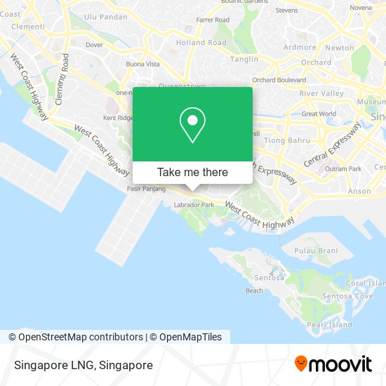 Singapore LNG map