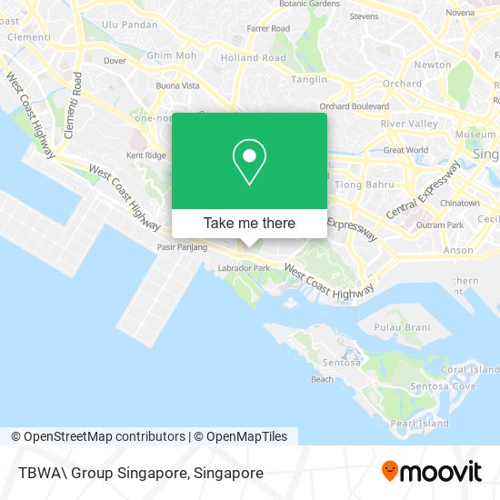 TBWA\ Group Singapore map