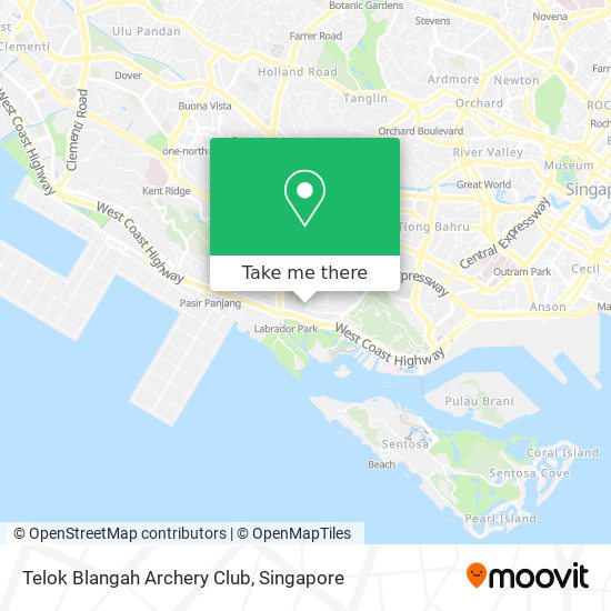 Telok Blangah Archery Club map