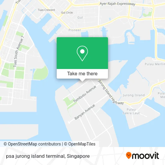 psa jurong island terminal map
