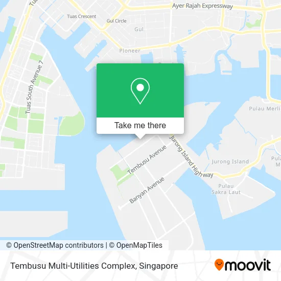 Tembusu Multi-Utilities Complex map