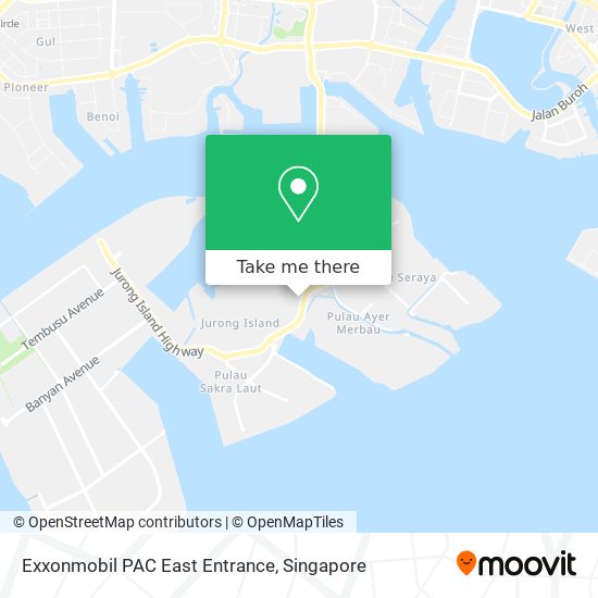 Exxonmobil PAC East Entrance map