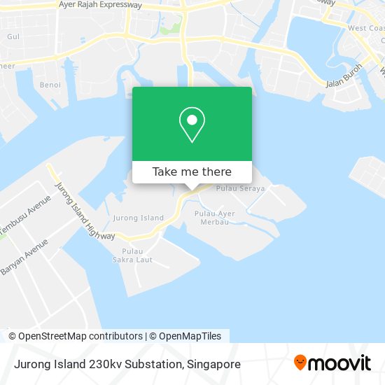 Jurong Island 230kv Substation地图