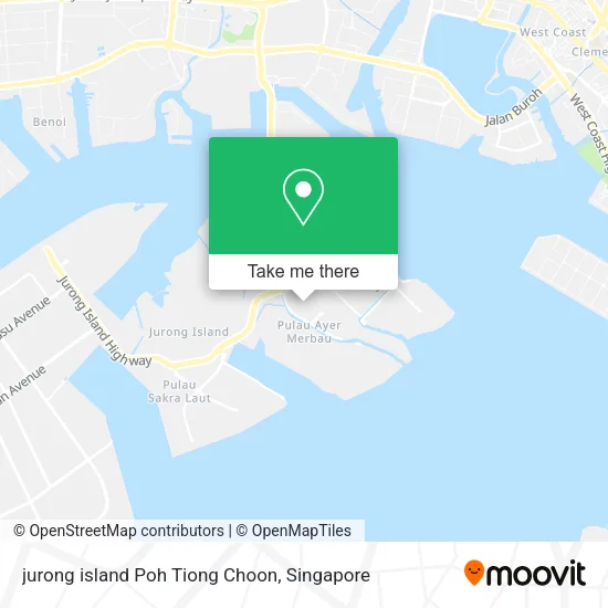 jurong island Poh Tiong Choon map