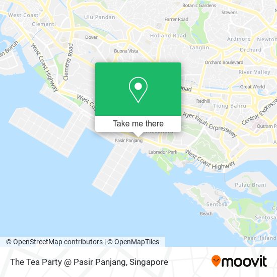The Tea Party @ Pasir Panjang map