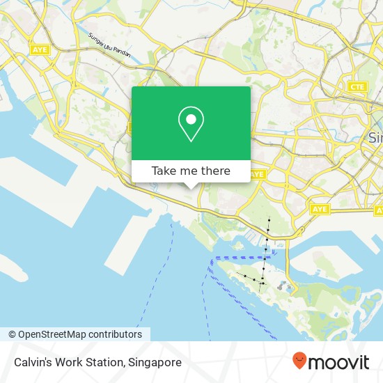Calvin's Work Station map