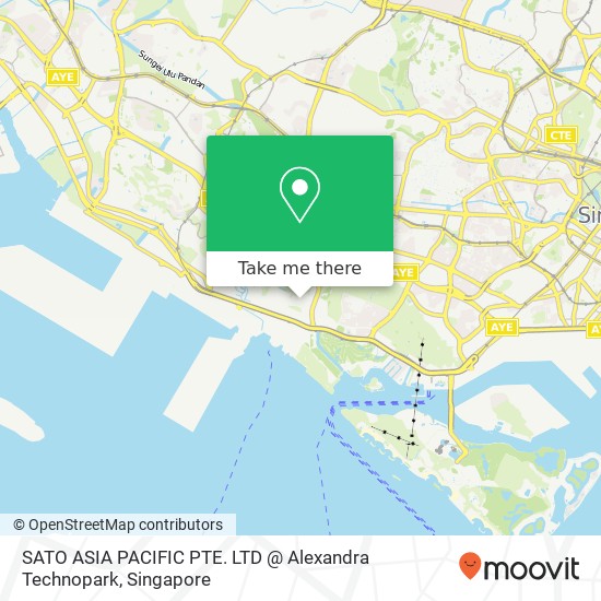 SATO ASIA PACIFIC PTE. LTD @ Alexandra Technopark map