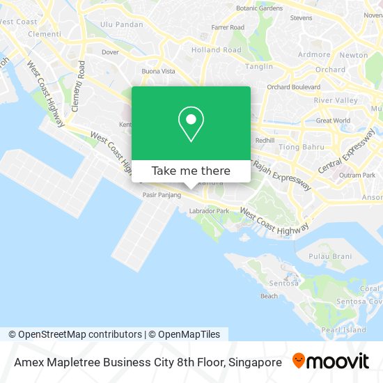 Amex Mapletree Business City 8th Floor map