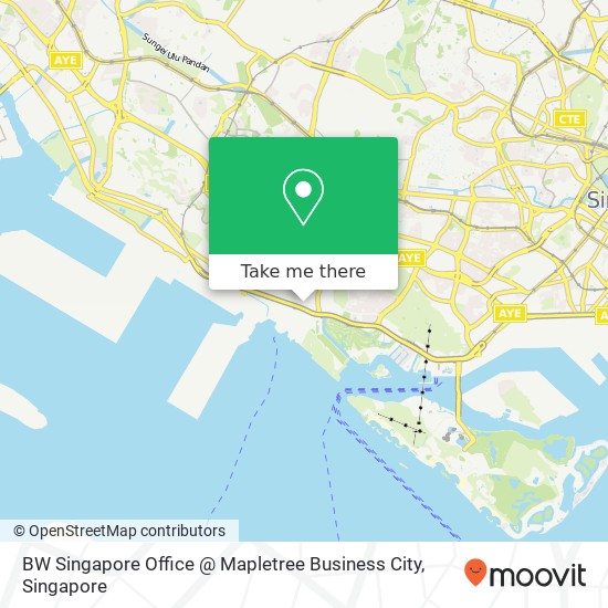 BW Singapore Office @ Mapletree Business City map