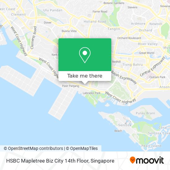 HSBC Mapletree Biz City 14th Floor map