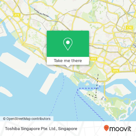 Toshiba Singapore Pte. Ltd. map