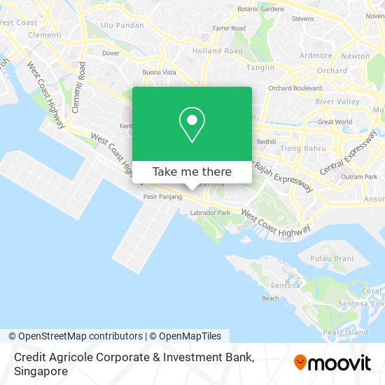 Credit Agricole Corporate & Investment Bank map