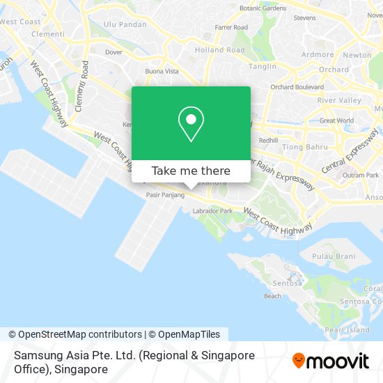 Samsung Asia Pte. Ltd. (Regional & Singapore Office) map