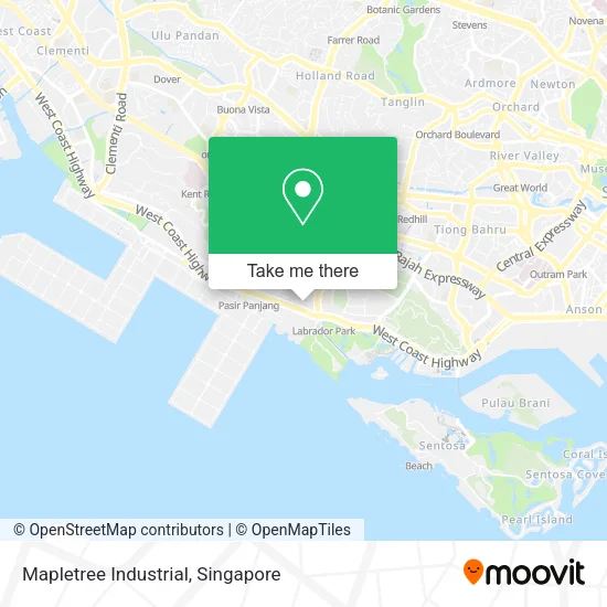 Mapletree Industrial map