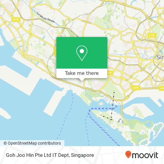 Goh Joo Hin Pte Ltd IT Dept map