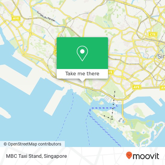 MBC Taxi Stand map