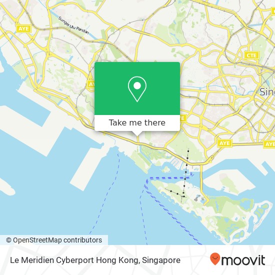 Le Meridien Cyberport Hong Kong地图