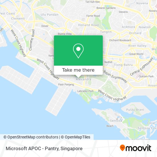 Microsoft APOC - Pantry map