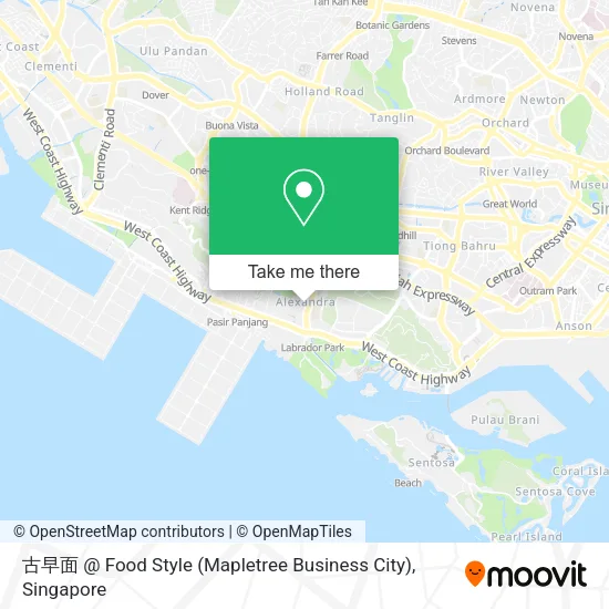 古早面 @ Food Style (Mapletree Business City) map