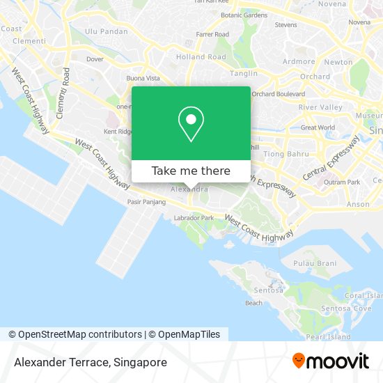 Alexander Terrace map