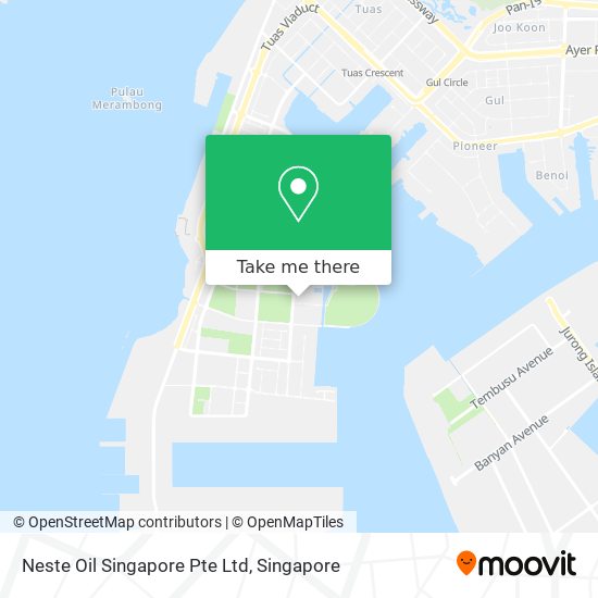 Neste Oil Singapore Pte Ltd map