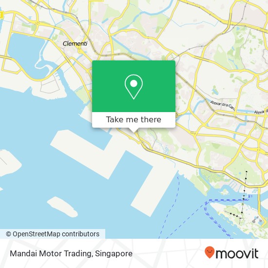 Mandai Motor Trading map