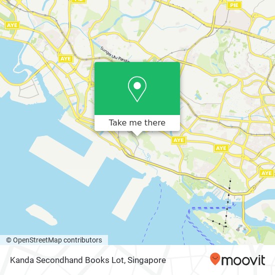 Kanda Secondhand Books Lot map