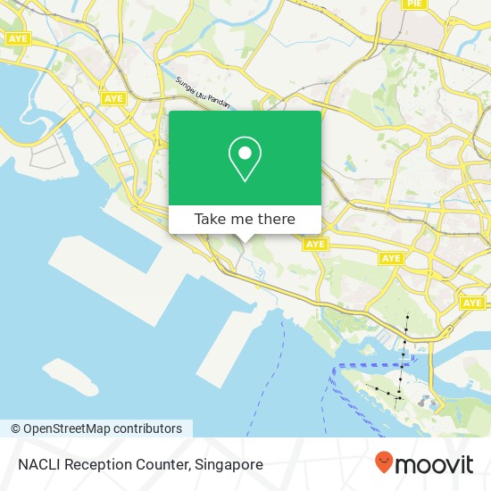 NACLI Reception Counter map