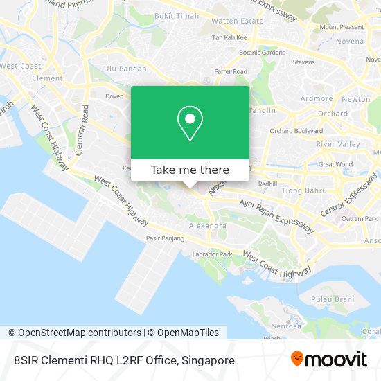 8SIR Clementi RHQ L2RF Office map