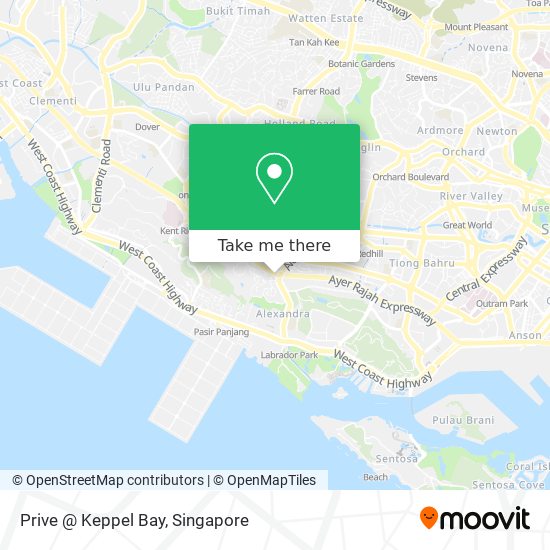 Prive @ Keppel Bay map