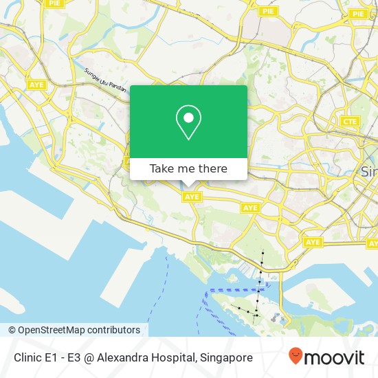 Clinic E1 - E3 @ Alexandra Hospital地图